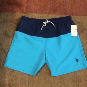 Men’s 2XL US Polo Assn. swim trunks suit with liner